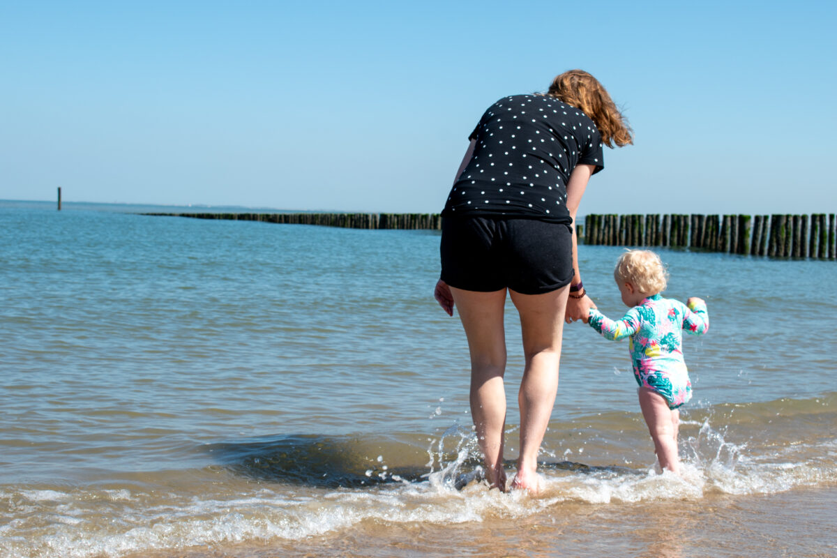 Mama met meisje